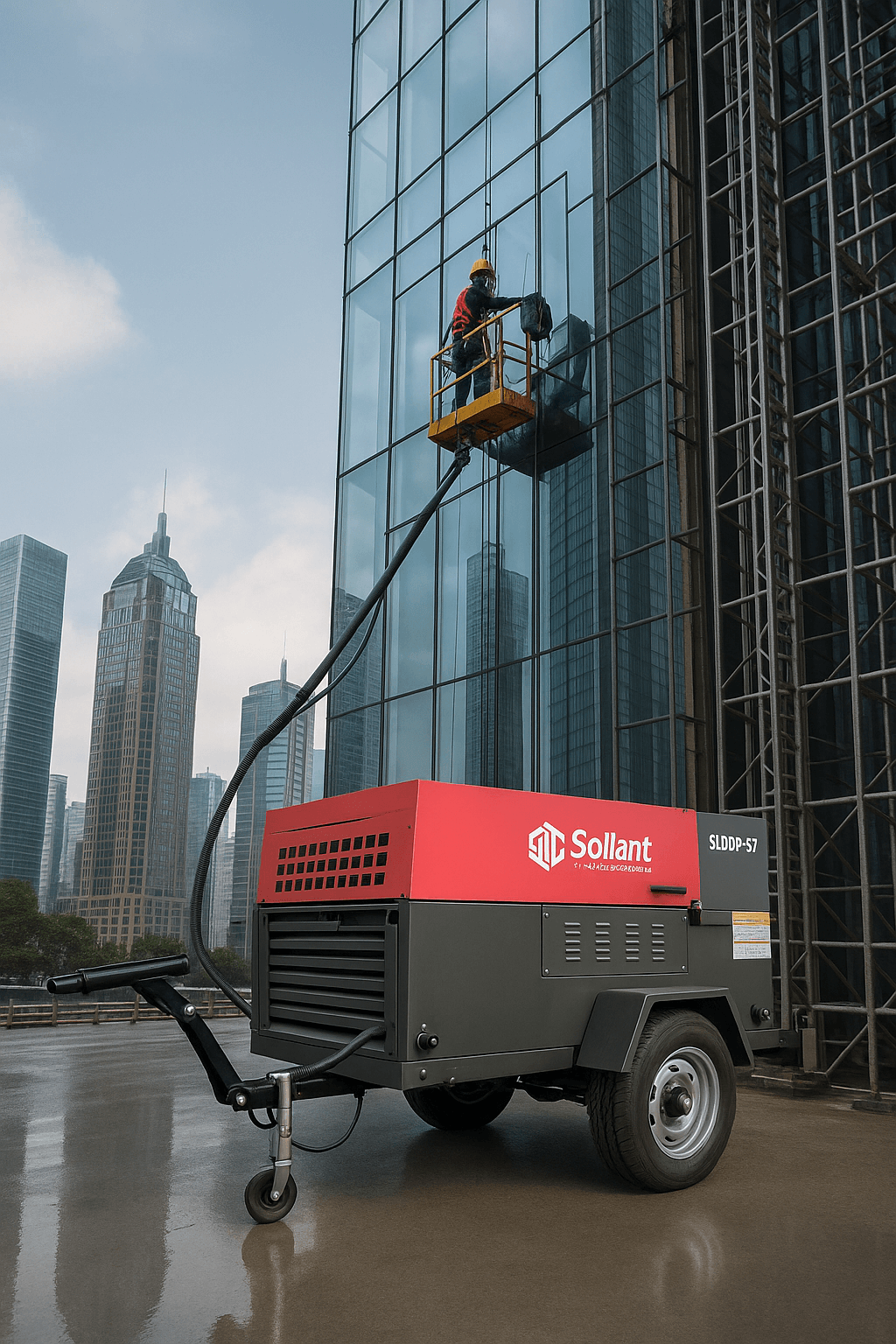 Towable Air Compresso