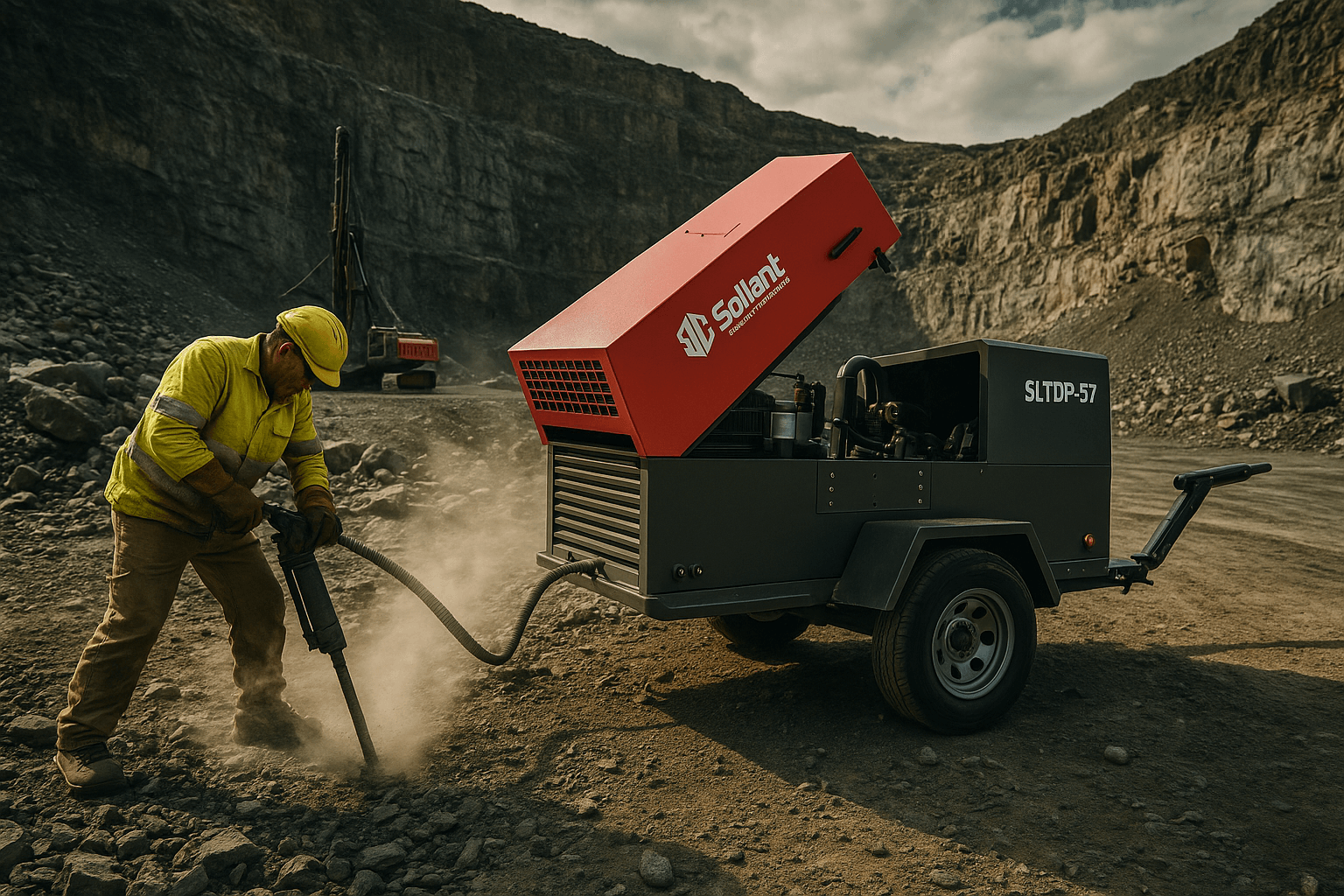Towable Air Compresso
